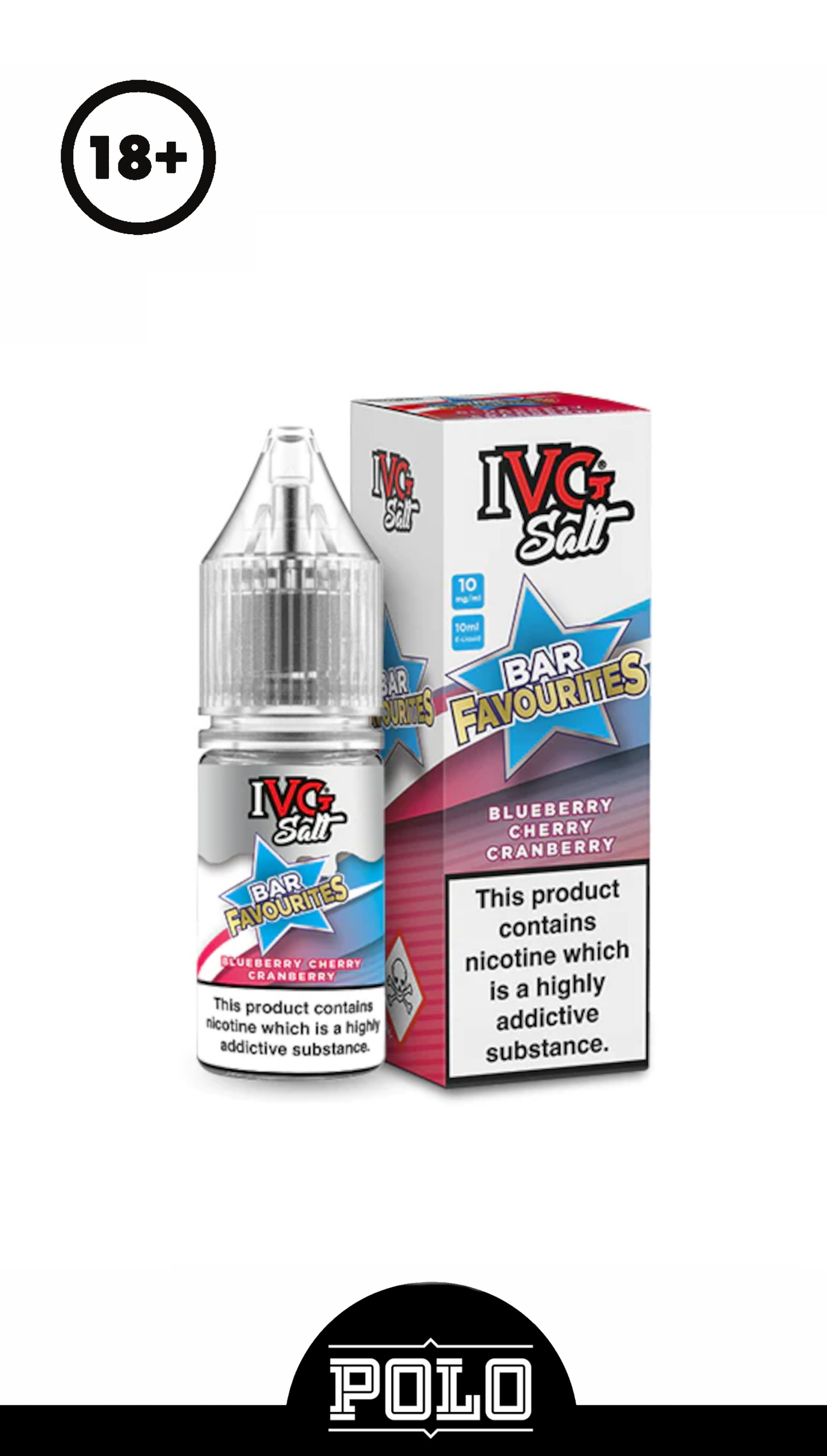IVG Bar Favourites Salt Nic 20mg 10ml