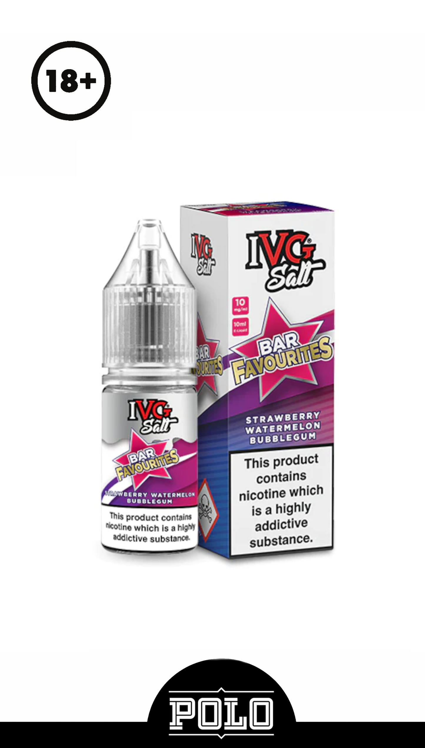 IVG Bar Favourites Salt Nic 20mg 10ml