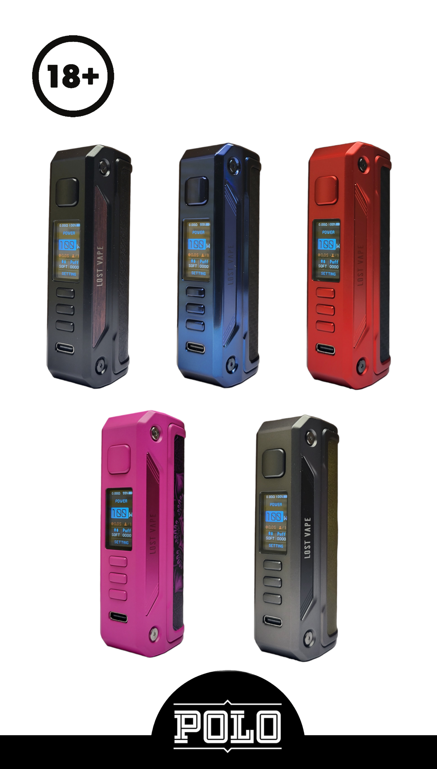 Lost Vape Thelema Solo 100W Box Mod