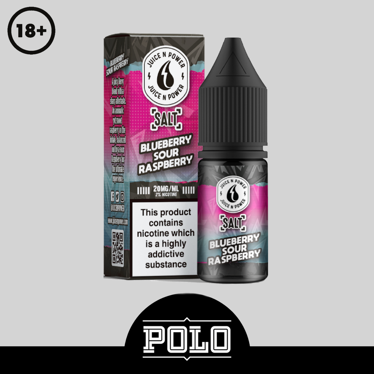 Juice n Power Salt Nic 20mg 10ml