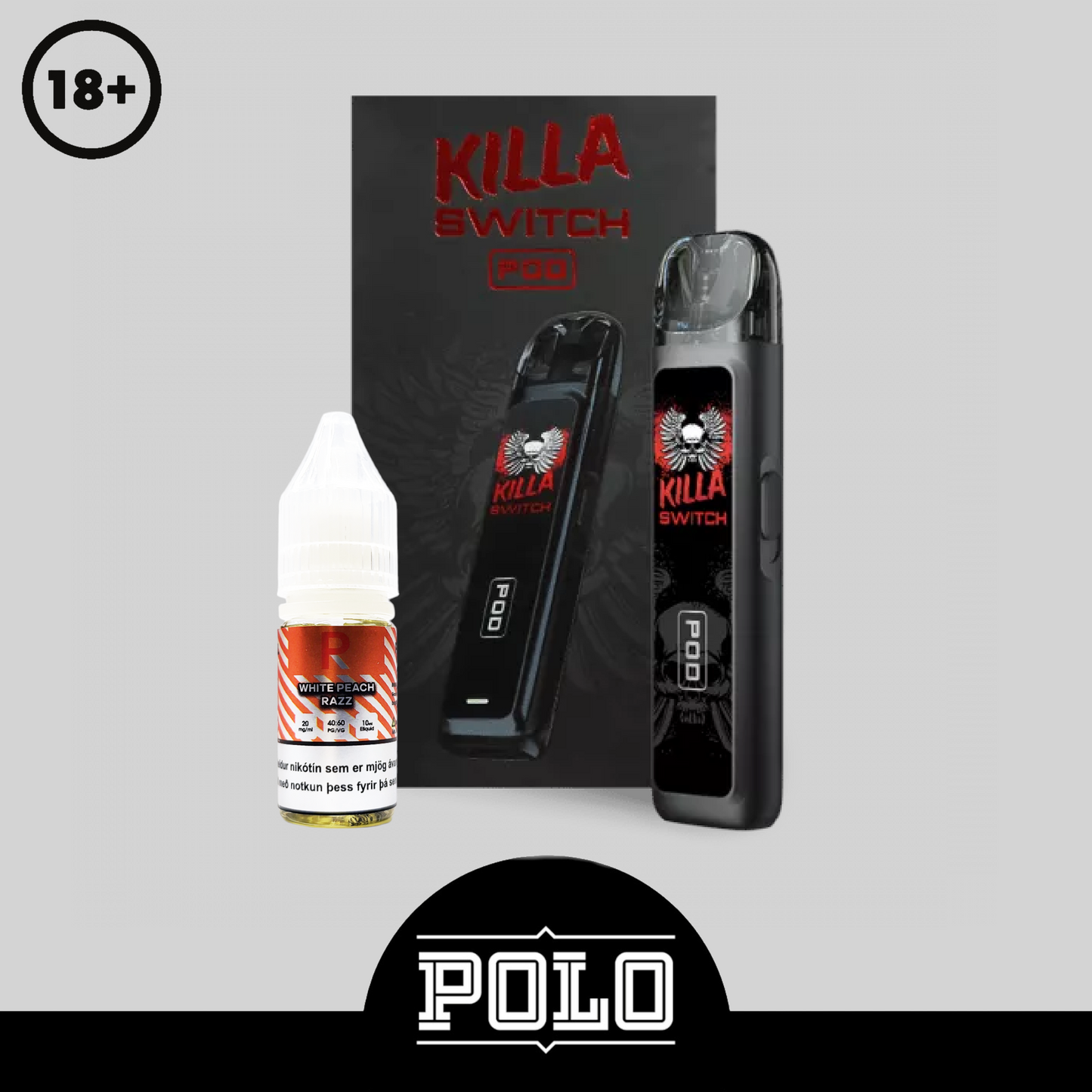 Killa Pod Kit + 10ml Puffroll Saltnic 20mg