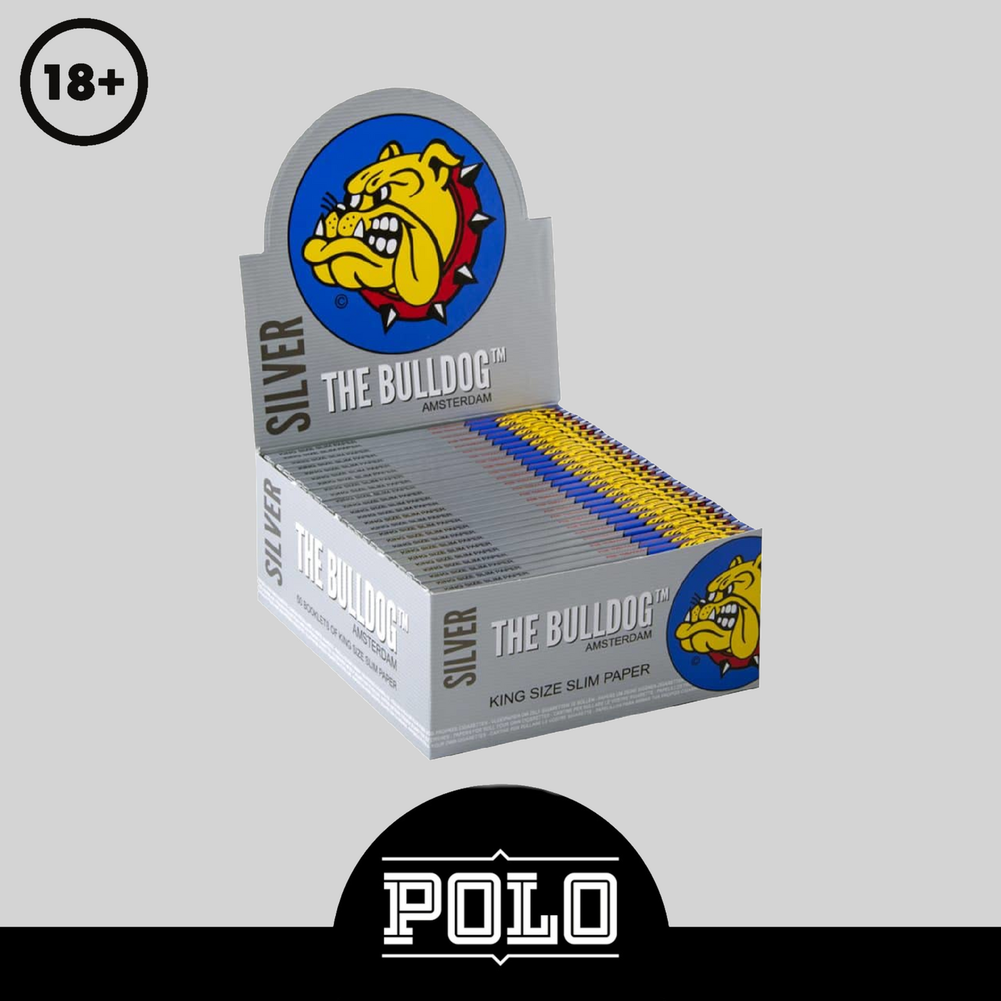 The Bulldog King Size Silver