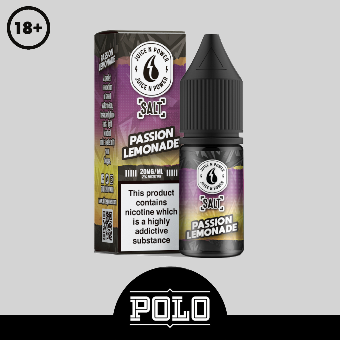 Juice n Power Salt Nic 20mg 10ml
