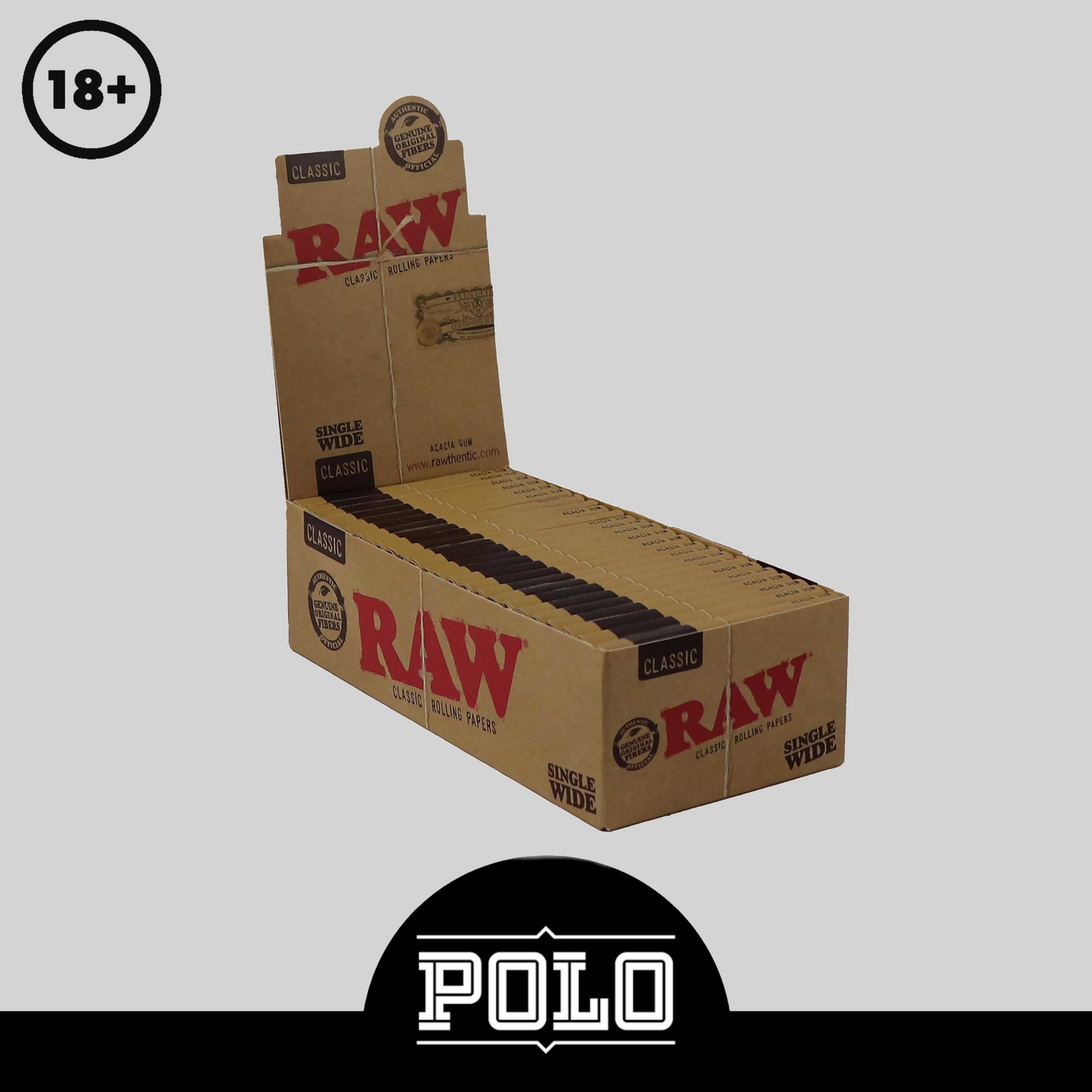 Raw Single Wide Double