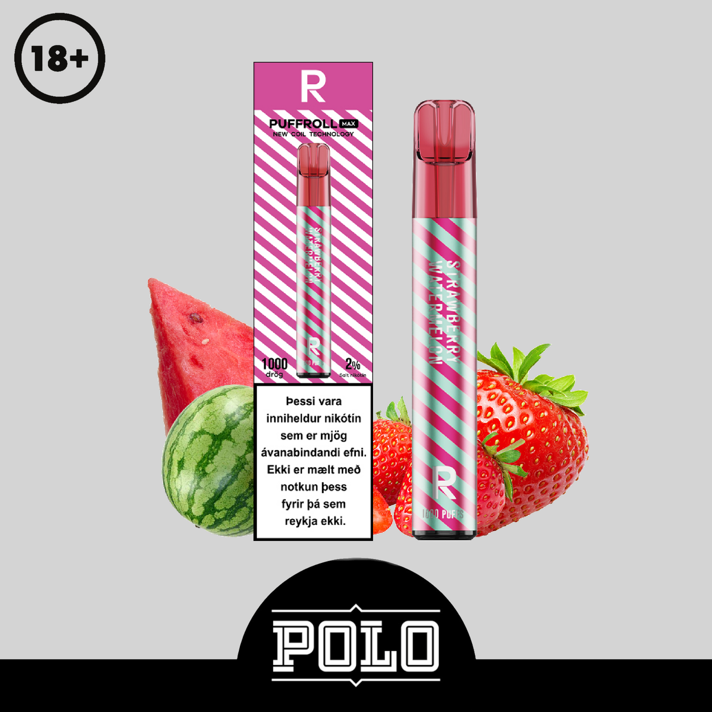 Puffroll Max Strawberry Watermelon 2ml