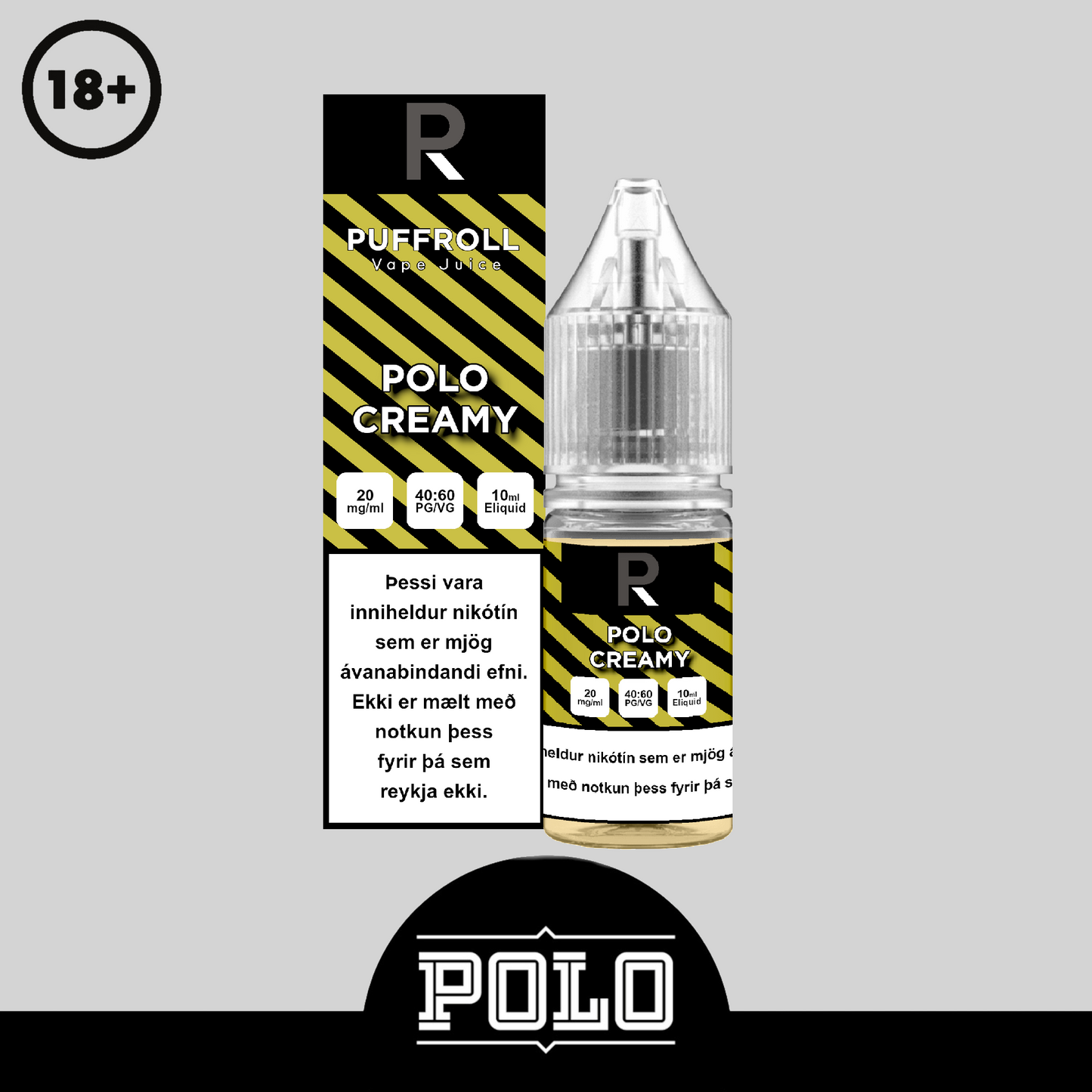 Puffroll Black Line Salt Nic 20mg 10ml