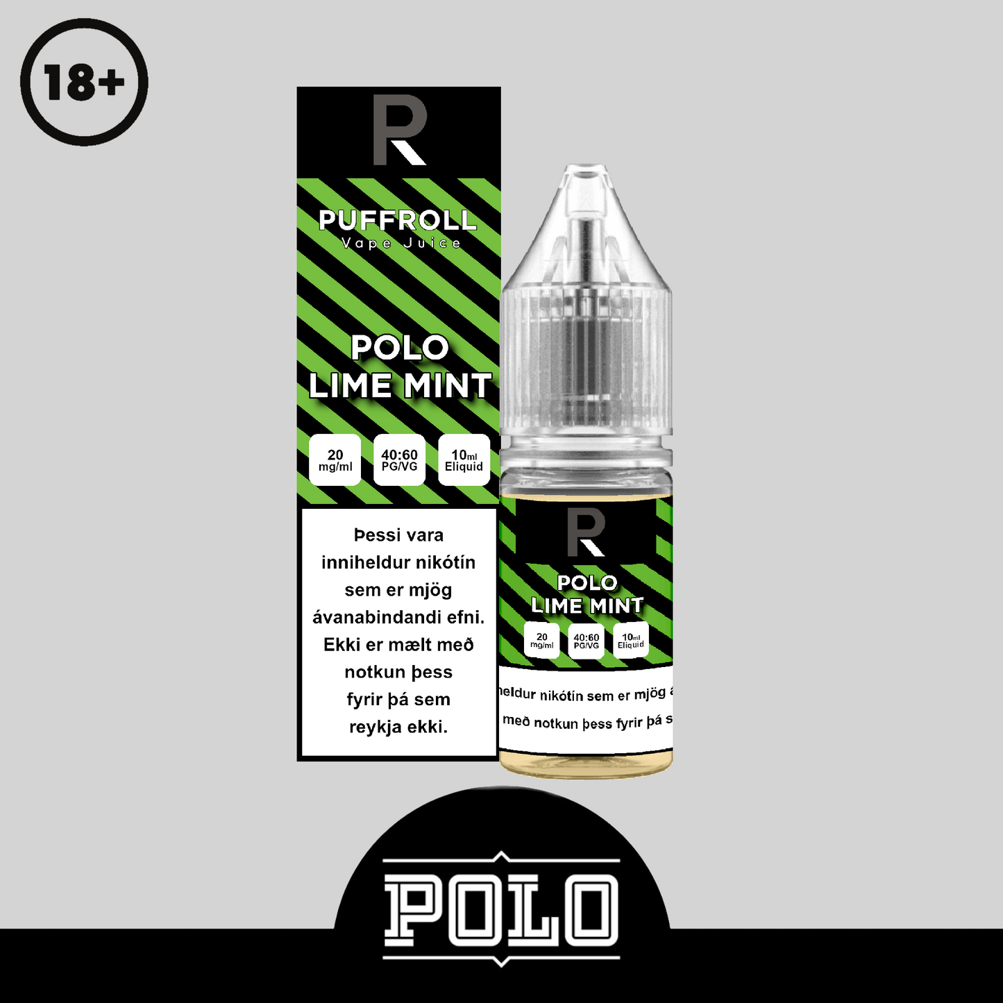 Puffroll Black Line Salt Nic 20mg 10ml