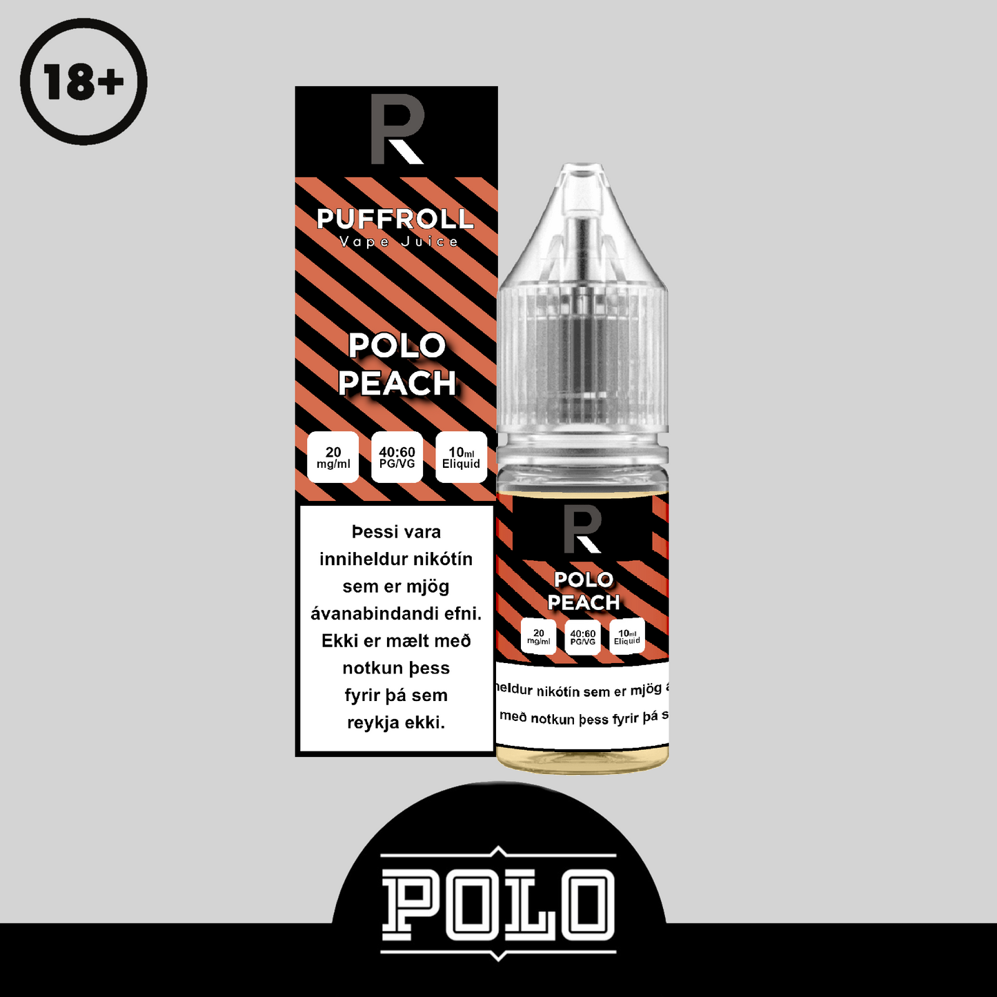Puffroll Black Line Salt Nic 20mg 10ml