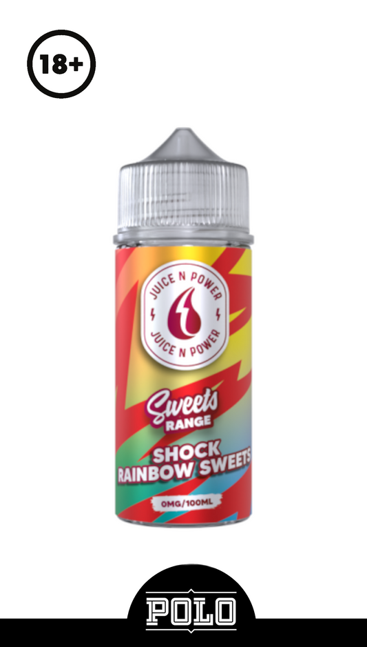 Power Shock Rainbow Sweets 100ml