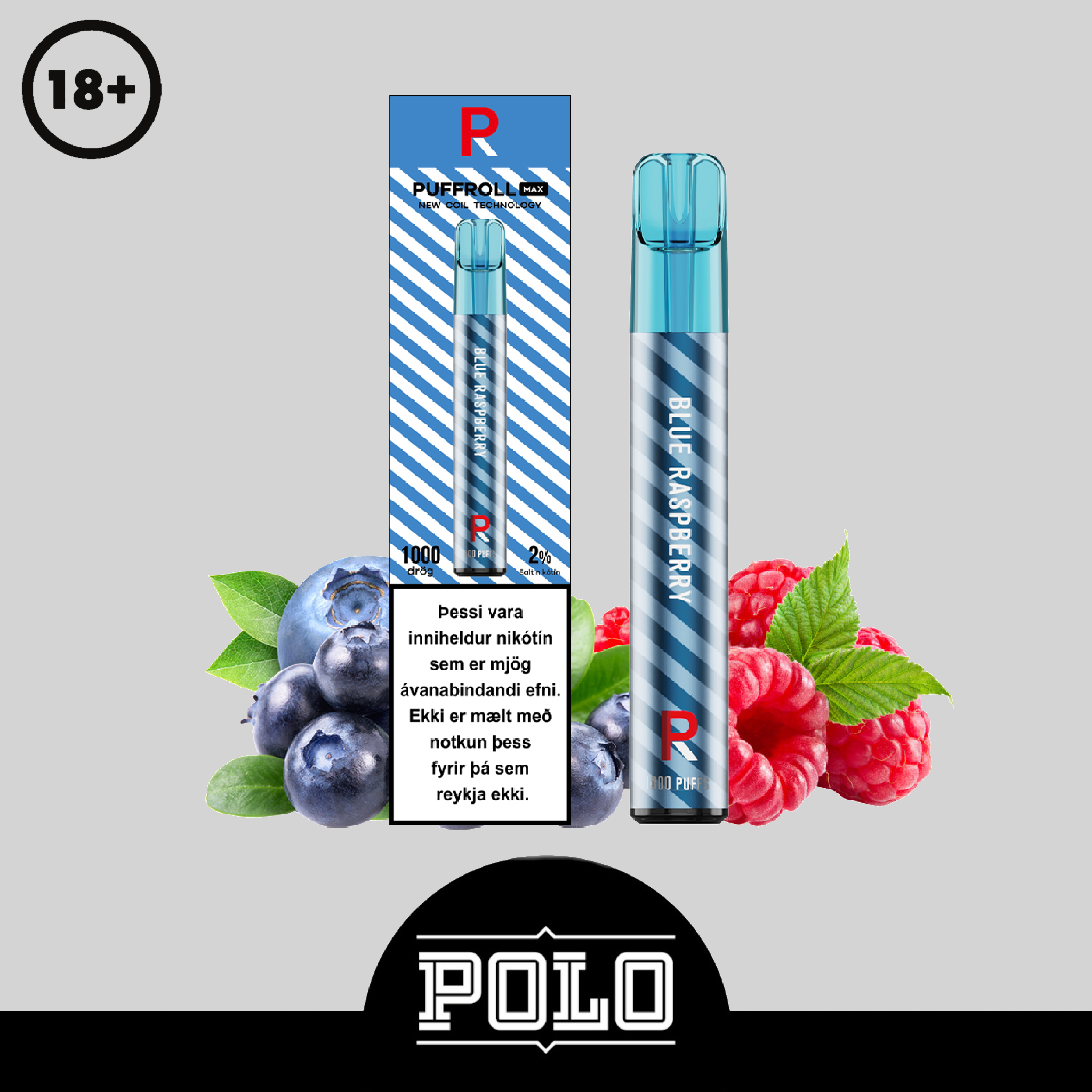 Puffroll Max Blue Raspberry 2ml