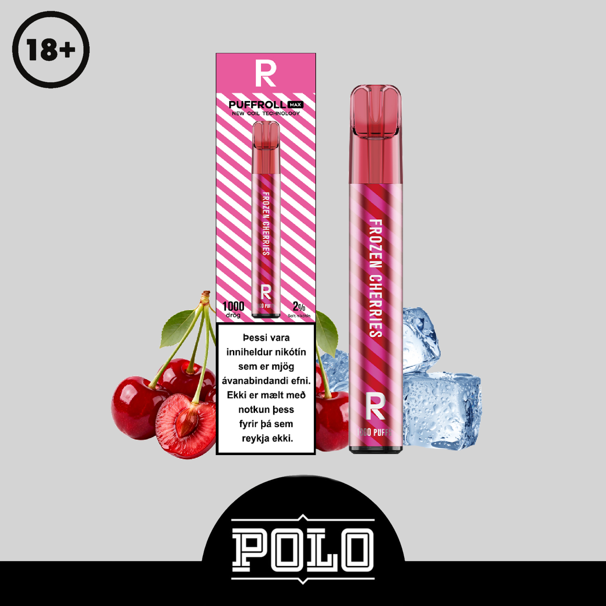 Puffroll Max Frozen Cherries 2ml