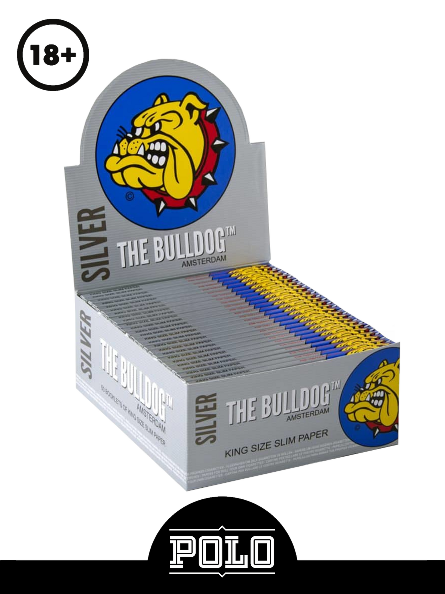 The Bulldog King Size Silver