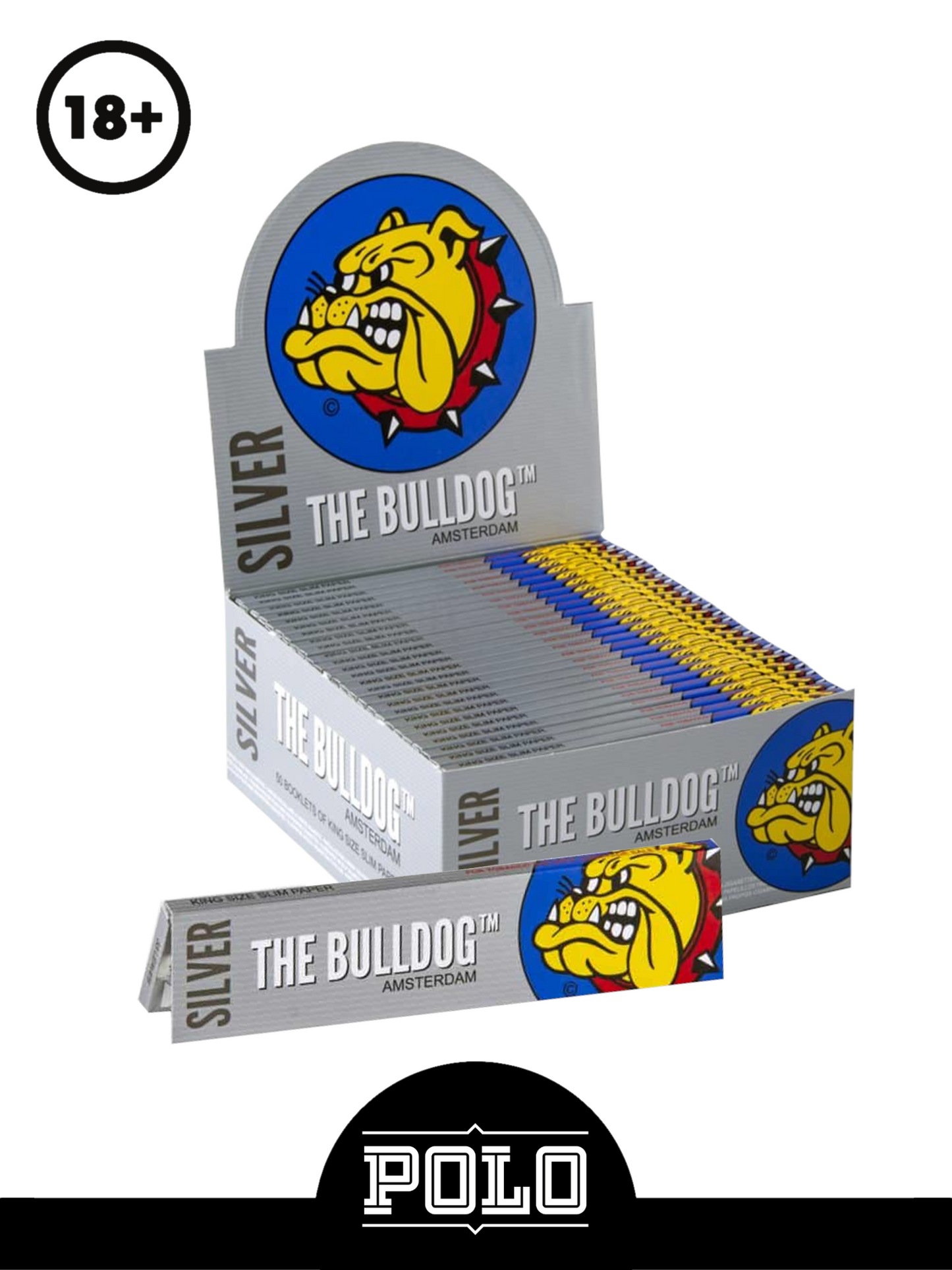 The Bulldog King Size Silver