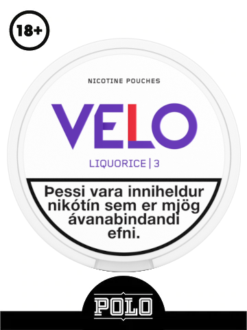 Velo 3p Salty Liquorice