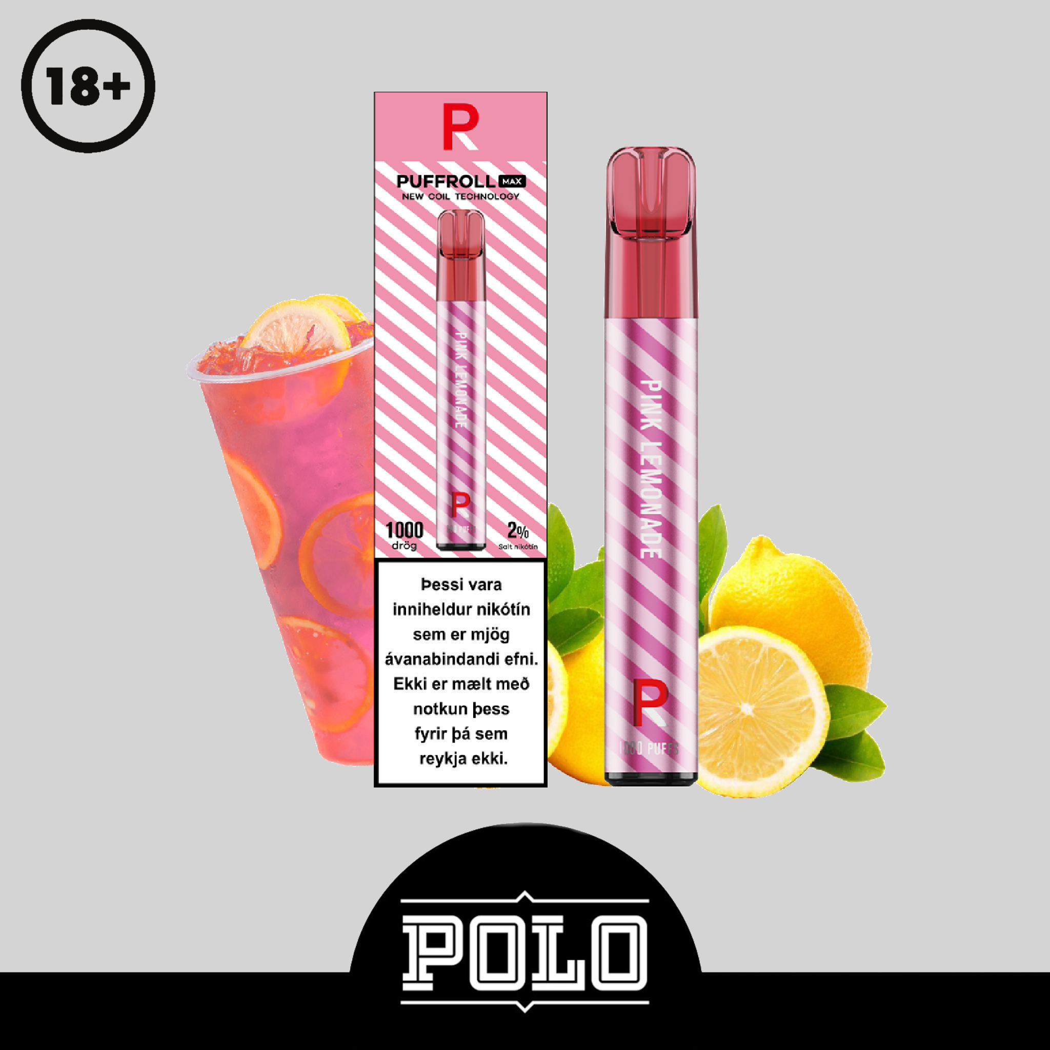 Puffroll Max Pink Lemonade 2ml