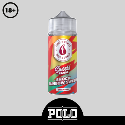Power Shock Rainbow Sweets 100ml