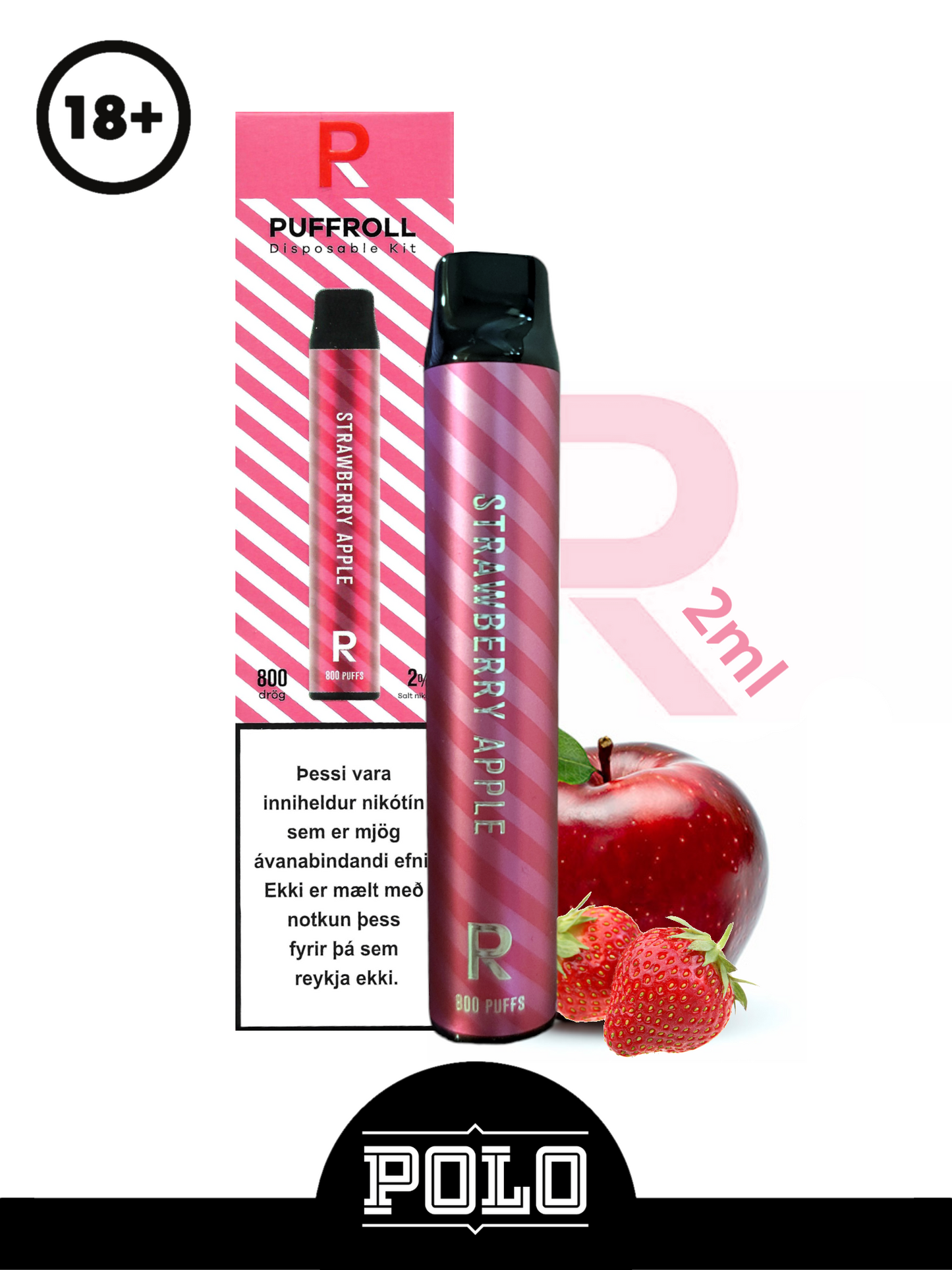 Puffroll Strawberry Apple 2ml