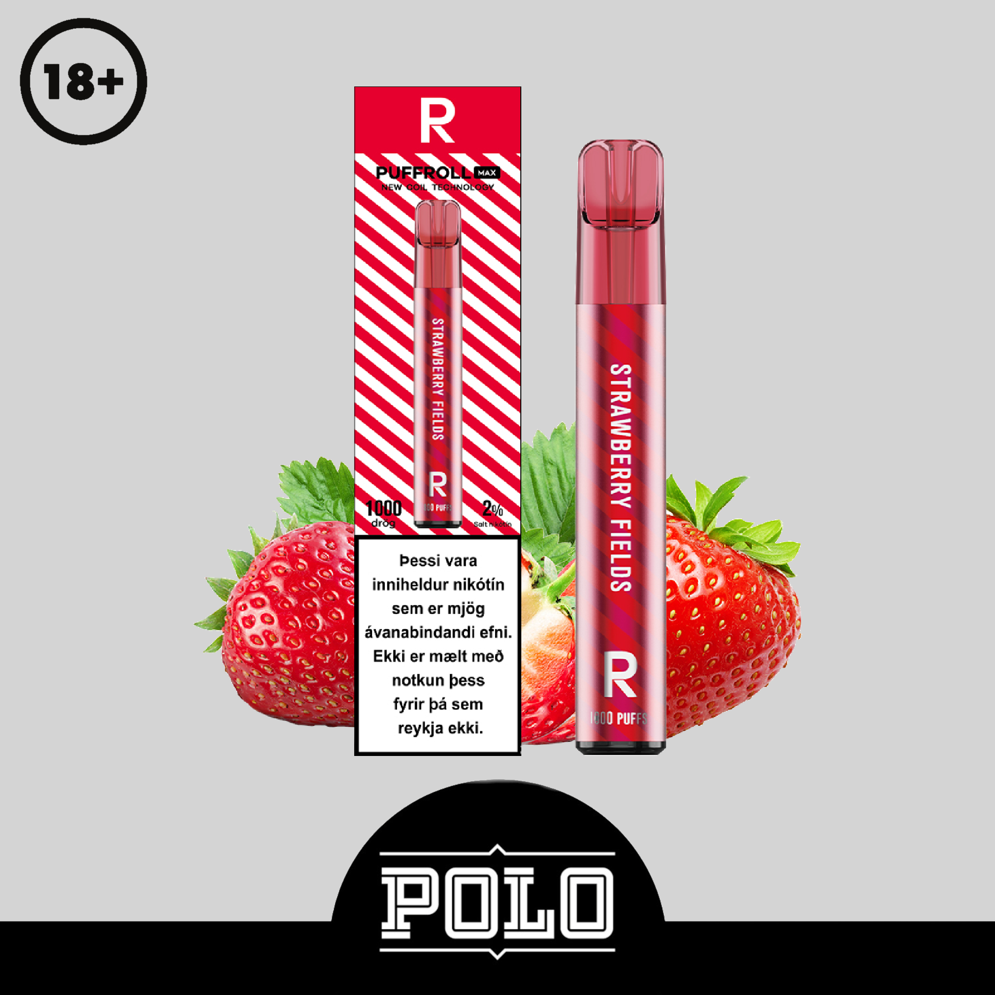 Puffroll Max Strawberry Fields 2ml