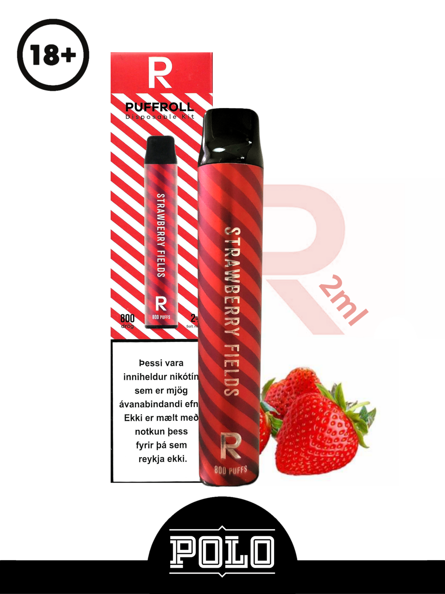 Puffroll Strawberry Fields 2ml