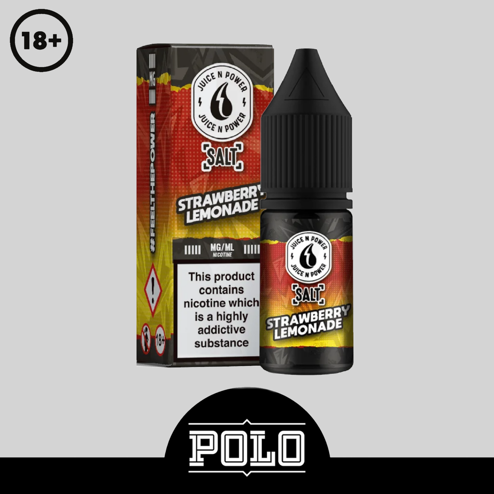 Juice n Power Salt Nic 20mg 10ml  Rafrettur.is