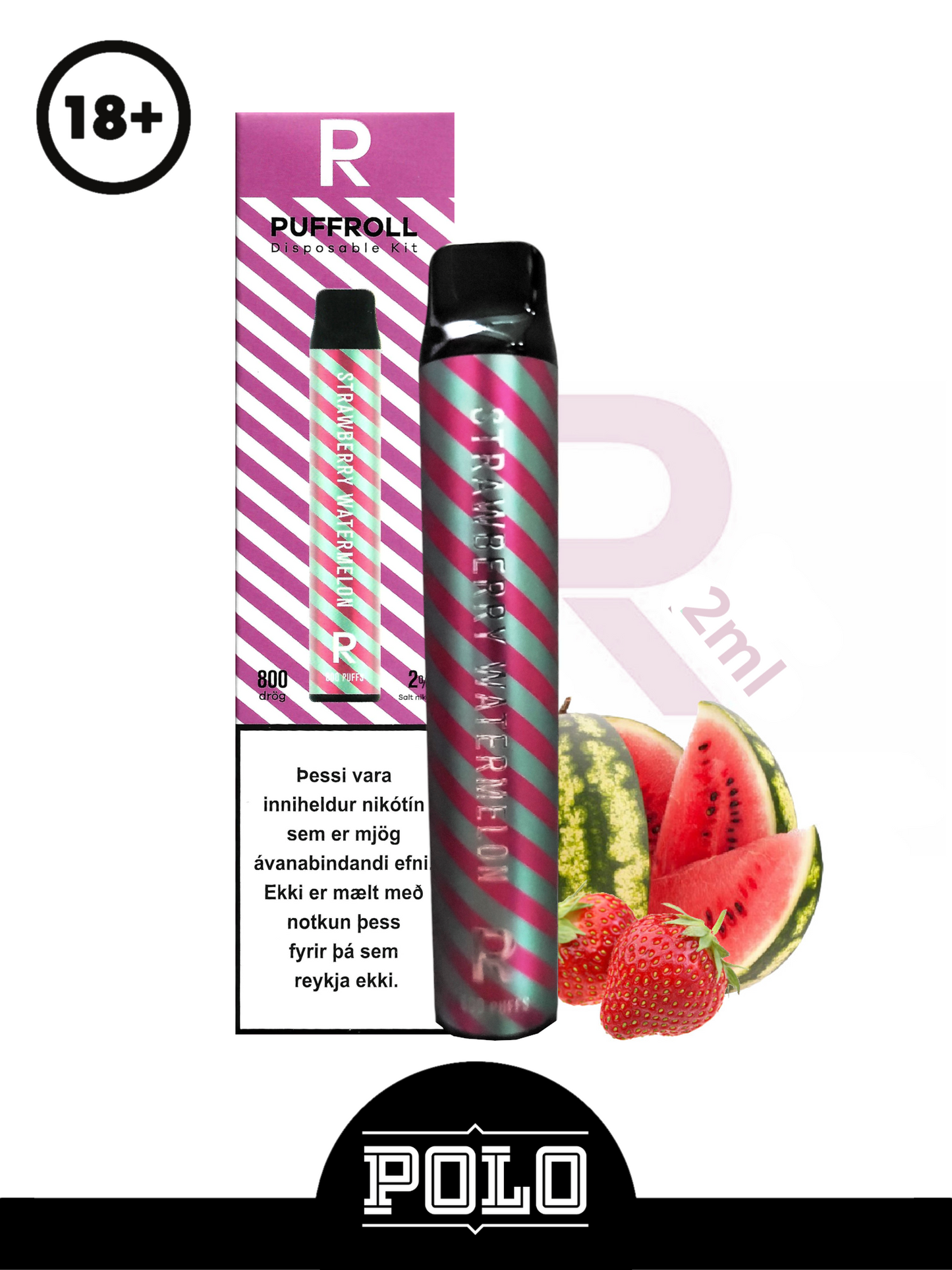 Puffroll Strawberry Watermelon 2ml